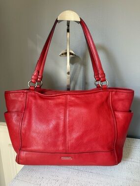 Coach Park Leather Tote Bag with Double Straps